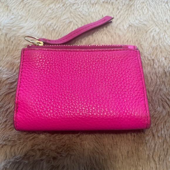 Hot Pink Fossil Sydney Card Case Wallet - Picture 2 of 3